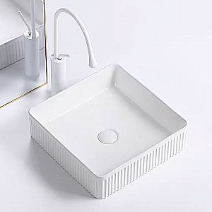 Раковина накладная RGW GS-01 80121001-01 белая купить в интернет-магазине Sanbest