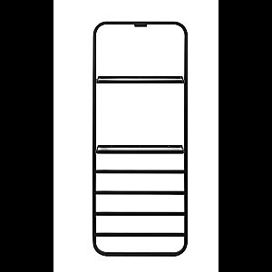 Электрический полотенцесушитель Black&White Universe N-337B купить в интернет-магазине сантехники Sanbest