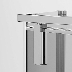 Душевой уголок Ambassador Ritz 112011102 90х90 стекло прозрачное/профиль хром купить в интернет-магазине Sanbest