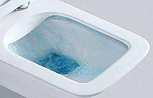 Унитаз подвесной Ceramalux NS5170 белый, безободковый, с крышкой микролифт купить в интернет-магазине Sanbest