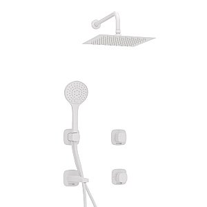 Душевая система WasserKRAFT Saale 9500 SET2851 белый Soft-touch матовый купить в интернет-магазине сантехники Sanbest