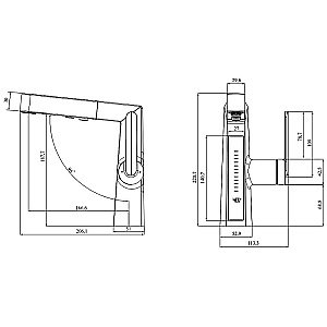 Смеситель для раковины Black&white Sky Day SD3029GM оружейная сталь матовая купить в интернет-магазине сантехники Sanbest