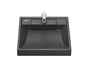 Раковина на стиральную машину Акватон Рейн 60 1A72103KRW210 графит купить в интернет-магазине Sanbest