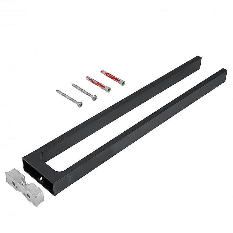 Полотенцедержатель KEUCO EDITION 11 11118130000 хром черный купить в интернет-магазине сантехники Sanbest