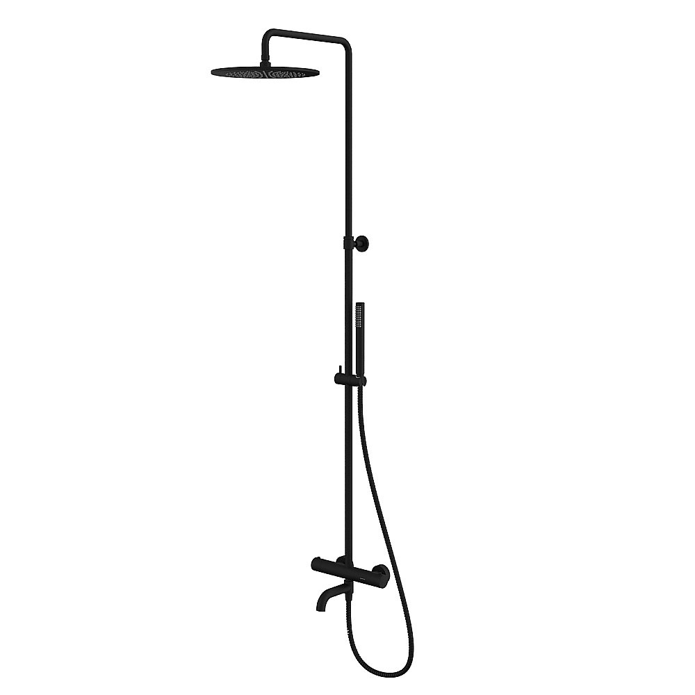 Душевая система WhiteCross Y Y1234BL черная матовая купить в интернет-магазине сантехники Sanbest