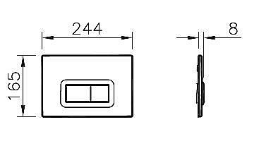 Унитаз  VitrA Normus 9773B003-7200 с инсталляцией, с крышкой микролифт, кнопка хром купить в интернет-магазине Sanbest