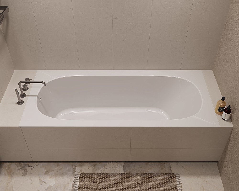 Ванна акриловая Vincea VBT-710-1700 170x75 белый купить в интернет-магазине Sanbest