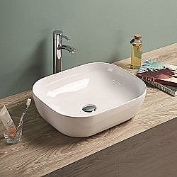 Раковина накладная Art&Max 50,5 AM-78104 белая купить в интернет-магазине Sanbest