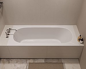 Ванна акриловая Vincea VBT-710-1700 170x75 белый купить в интернет-магазине Sanbest