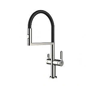 Смеситель для кухни Wonzon & Woghand WW-8020301-BN брашированный никель купить в интернет-магазине сантехники Sanbest