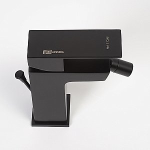 Инсталляция для биде со смесителем WasserKraft Naab 86BDT.050.WH.SQ2006 белая панель/смеситель черный Soft-touch купить в интернет-магазине сантехники Sanbest