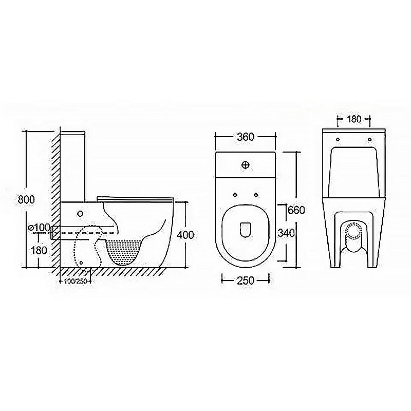 Инсталляция для унитаза Azario AZ-8010-1000 купить в интернет-магазине сантехники Sanbest