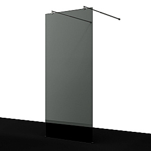 Душевое ограждение WasserKRAFT Vechte 60W46GR-TG 110 фиксатор графит/стекло тонированное купить в интернет-магазине Sanbest