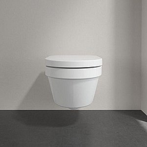 Унитаз подвесной Villeroy&Boch Architectura 4694HR01 альпийский белый, безободковый, с крышкой микролифт купить в интернет-магазине Sanbest