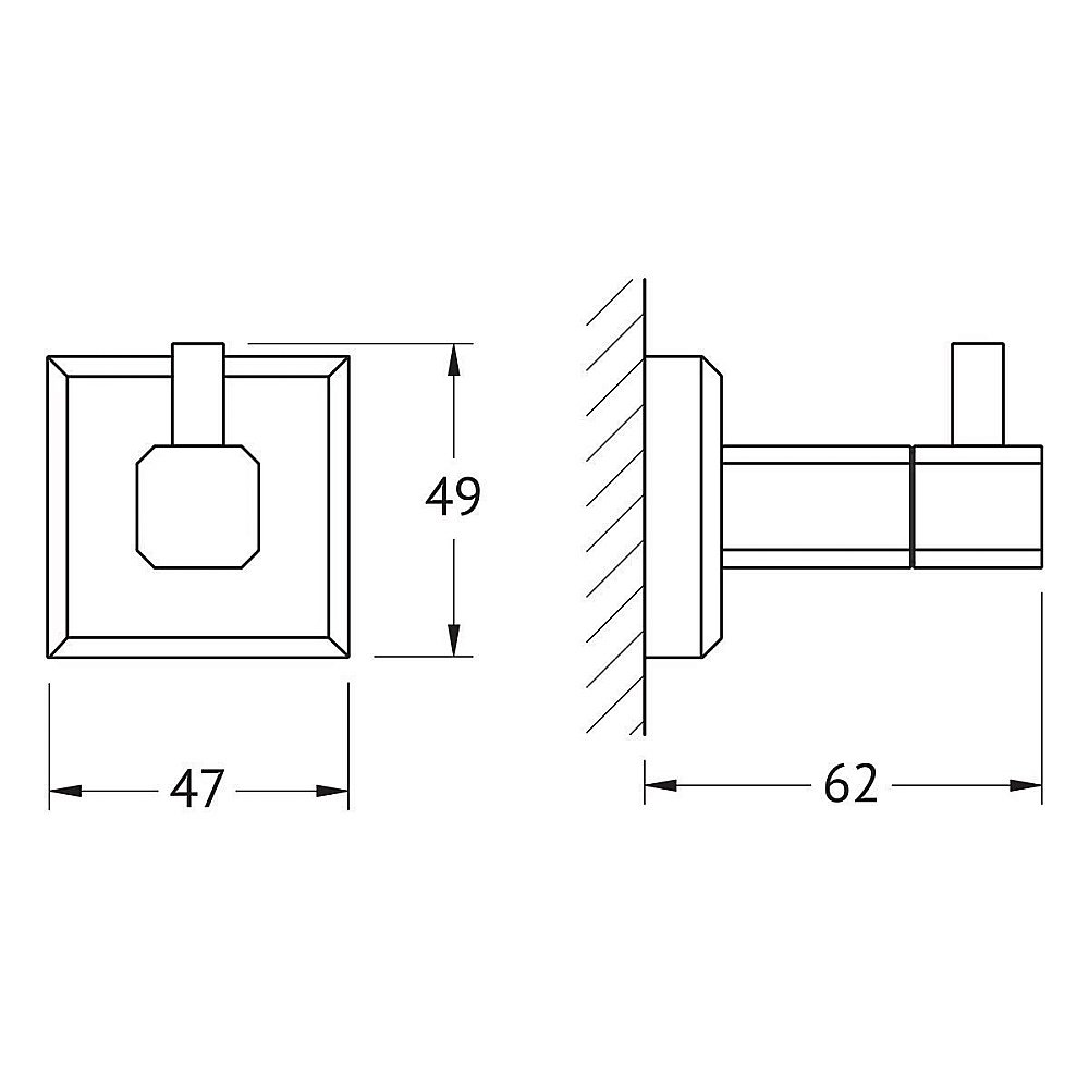 Крючок ARTWELLE HAGEL 9915 купить в интернет-магазине сантехники Sanbest