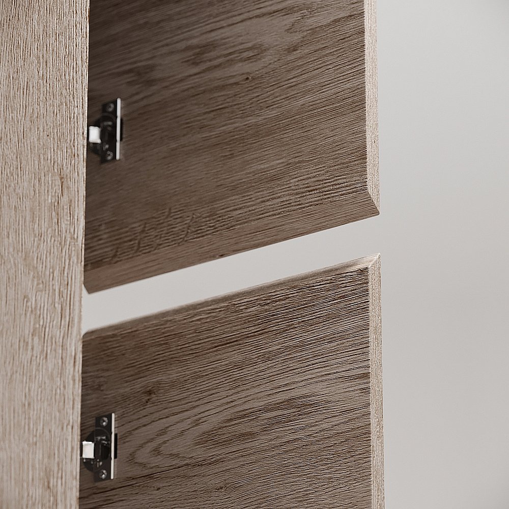 Пенал Sancos Libra PLB35EG дуб галифакс натуральный для ванной в интернет-магазине сантехники Sanbest