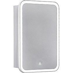 Зеркальный шкаф Jorno Modul 60 Mol.03.60/P/W/JR белое купить в интернет-магазине сантехники Sanbest