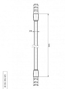 Душевой шланг Cezares CZR-FMD-120-01 купить в интернет-магазине сантехники Sanbest