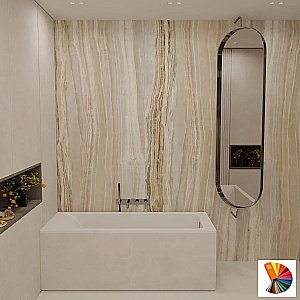 Ванна из искусственного камня Veconi Solita Slim SLTSLIM17070RAL 170х70 цвет по ral купить в интернет-магазине Sanbest