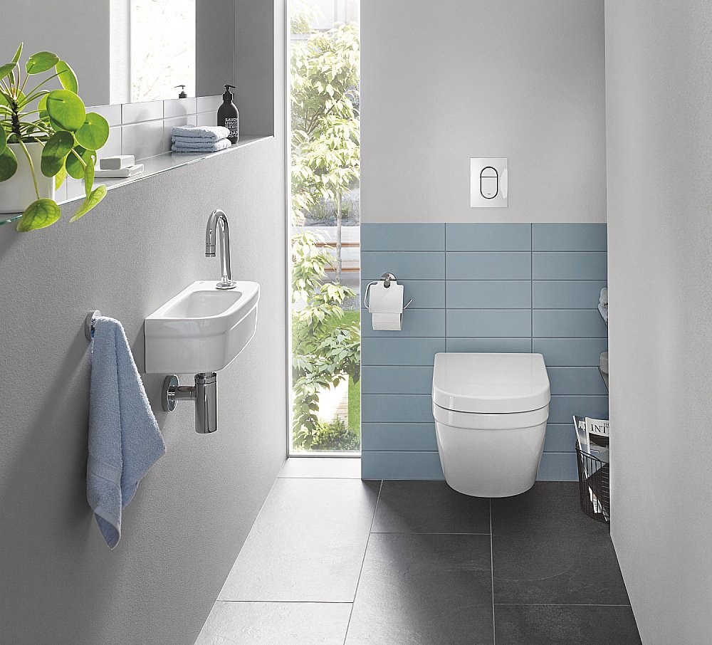 Раковина подвесная Grohe Euro Ceramic 37 39327000 белая купить в интернет-магазине Sanbest