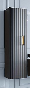 Пенал Armadi Art Vallessi Avantgarde Linea черный с золотом для ванной в интернет-магазине сантехники Sanbest