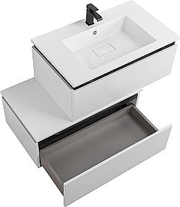 Нижняя тумба Cezares SLIDER-800-1C-PI-BO белый для ванной в интернет-магазине сантехники Sanbest