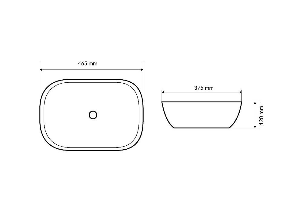 Раковина Excellent Jima 46,5 CEAC.2001.465.WH белая купить в интернет-магазине Sanbest