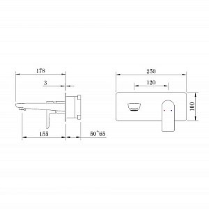 Смеситель для раковины BERGES VENTAS S 076013 оружейная сталь купить в интернет-магазине сантехники Sanbest