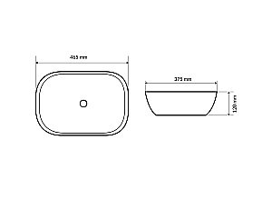 Раковина Excellent Jima 46,5 CEAC.2001.465.WH белая купить в интернет-магазине Sanbest