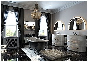 Зеркало De Aqua Эскалада 205785 117 в ванную от интернет-магазине сантехники Sanbest