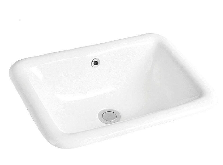 Раковина встраиваемая Art&Max 56 AM6280 белая купить в интернет-магазине Sanbest
