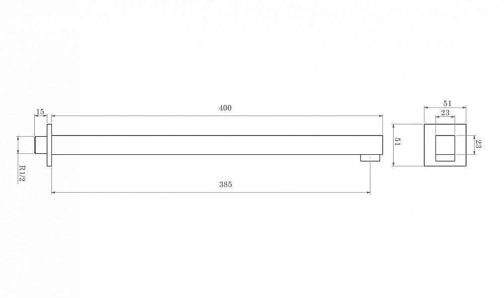 Держатель верхнего душа Bien BT16028103 купить в интернет-магазине сантехники Sanbest