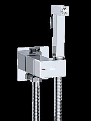 Гигиенический душ со смесителем WeltWasser HIGI Q01 CR хром купить в интернет-магазине сантехники Sanbest