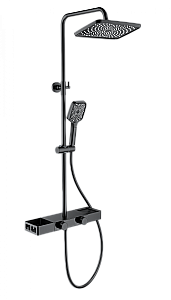 Душевая система WONZON & WOGHAND Shelf, Черный матовый (WW-B3552-MB) купить в интернет-магазине сантехники Sanbest