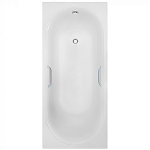 Ванна Delice Dolce DLR330059R-G 170х75 белая/ручки хром купить в интернет-магазине Sanbest