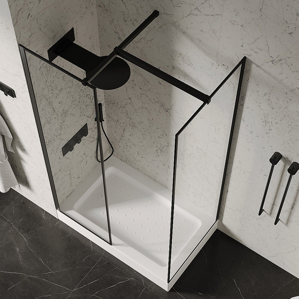 Душевой поддон Abber AD3C129 120х90 белый купить в интернет-магазине Sanbest