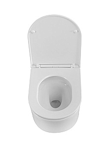 Унитаз подвесной BelBagno Unique BB007CH-TOR/SC белый, безободковый, с крышкой микролифт, слив-торнадо купить в интернет-магазине Sanbest