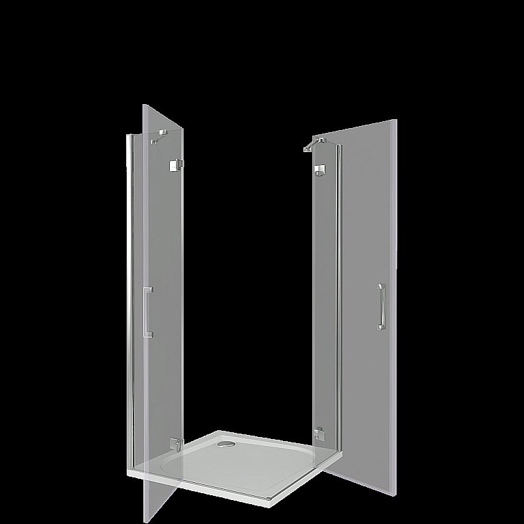 Душевой уголок Good Door SATURN CR-100-C-CH 100x100 купить в интернет-магазине Sanbest