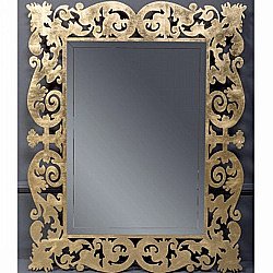 Зеркало Boheme NeoArt Caprice 553 золото поталь в ванную от интернет-магазине сантехники Sanbest