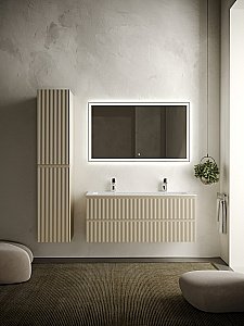 Тумба с раковиной Sancos SNOB R SNR120CE 120 Beige Soft для ванной в интернет-магазине Sanbest