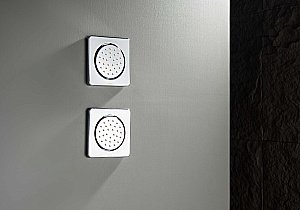 Форсунка для душа Aquatek AQ2099CR 130х130 хром купить в интернет-магазине сантехники Sanbest