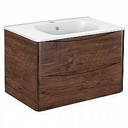 Тумба под раковину Paola 80 Темное дерево купить в интернет-магазине сантехники Sanbest