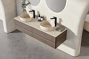 Раковина накладная Villeroy&Boch Antao 40 4A7240AM миндальный купить в интернет-магазине Sanbest