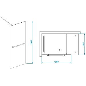 Душевая система RGW Shower Panels SP-6143-01 50140801-01 хром купить в интернет-магазине сантехники Sanbest