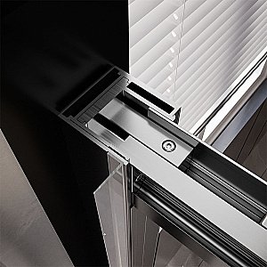 Душевая дверь Veconi Premium Trento PTD30-GR-120-01-C4 прозрачная/профиль брашированный графит купить в интернет-магазине Sanbest