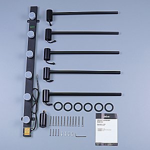 Полотенцесушитель электрический ABBER Charme AH4005MB черный матовый купить в интернет-магазине сантехники Sanbest