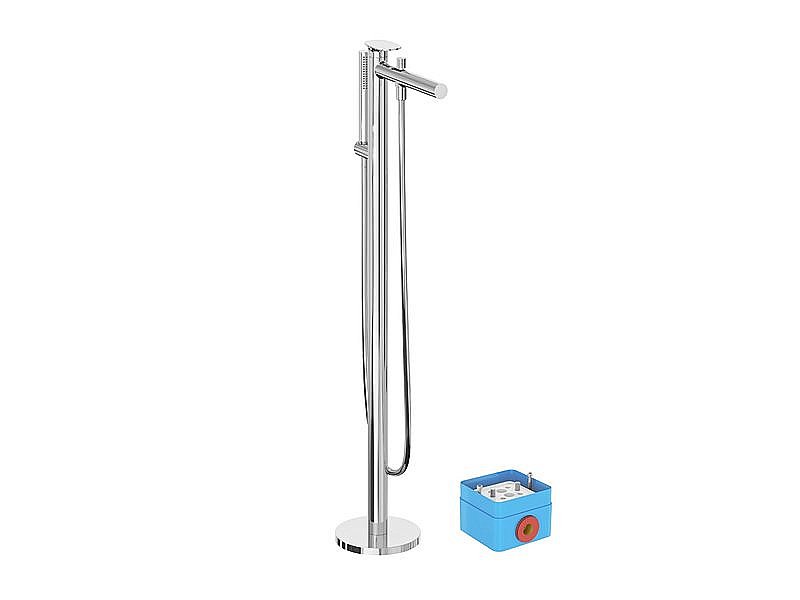 Смеситель для ванны Ravak Spring X070537 хром купить в интернет-магазине сантехники Sanbest