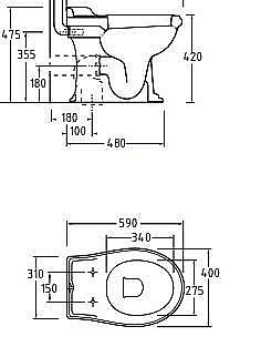 Унитаз Migliore Impero 20794 белый купить в интернет-магазине Sanbest