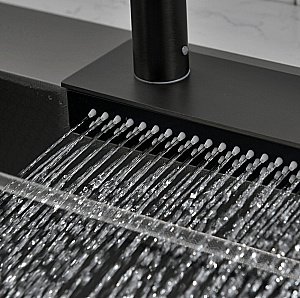 Кухонная мойка Esbano Сascade ESMKCASC темная сталь купить в интернет-магазине сантехники Sanbest