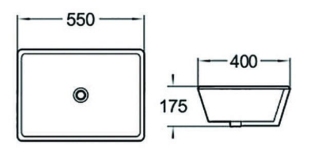 Раковина SantiLine 55 SL-3004 белая купить в интернет-магазине Sanbest